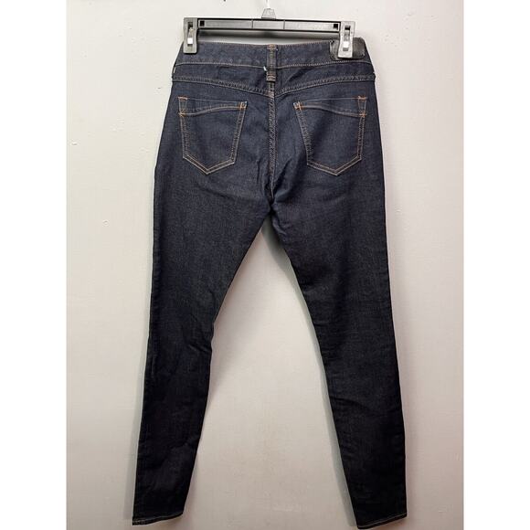 Express Zelda Ultra Skinny Jeans Womens 2 Low‎ Rise Dark Wash Blue Stretch Denim - Picture 2 of 10